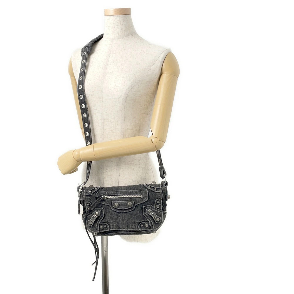Balenciaga Shoulder Bag Le Cagole XS Denim - Picture 4 of 12